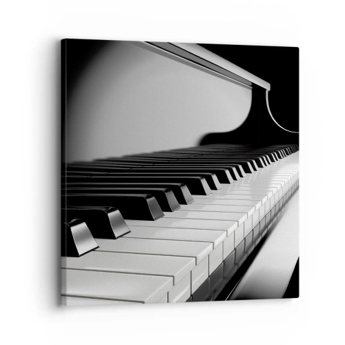 Impression sur toile - Image sur toile - Harmonie des formes et des couleurs - 30x30 cm