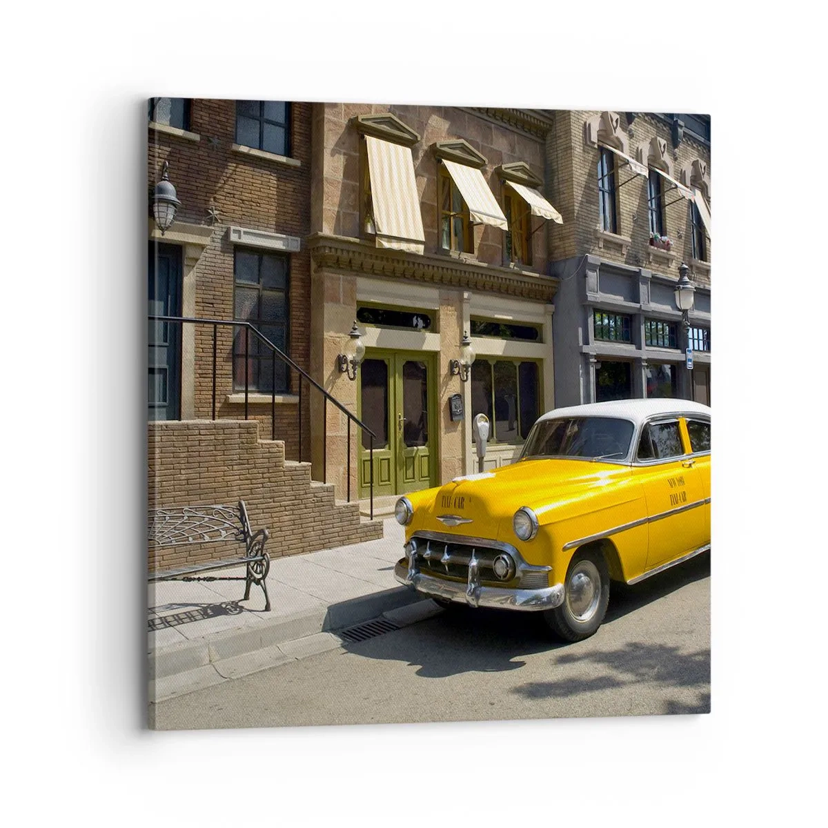 Impression sur toile - Image sur toile - Il y a longtemps en Amérique - 70x70 cm