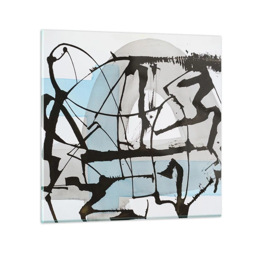 Impression sur verre - Image sur verre - Bleu malgré tout - 30x30 cm