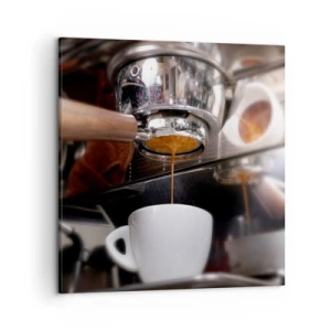 Impression sur toile - Image sur toile - Bon moment de la journée - 50x50 cm