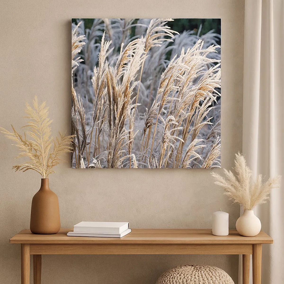 Impression sur toile - Image sur toile - Habillé de givre - 30x30 cm