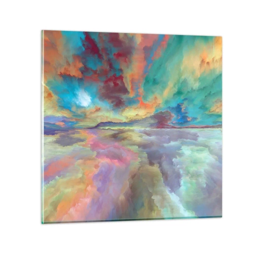 Impression sur verre - Image sur verre - Deux paradis - 30x30 cm