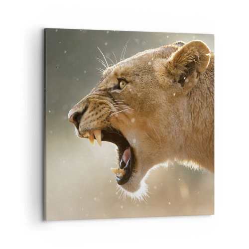 Impression sur toile - Image sur toile - Essayez  de ne pas écouter - 50x50 cm