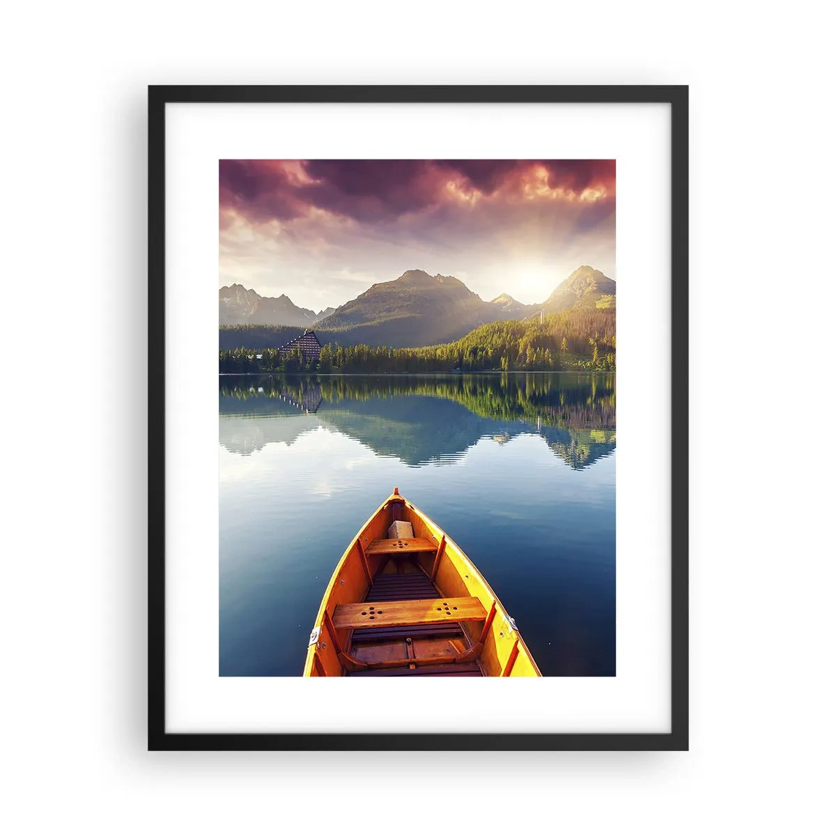Affiche dans un cadre noir - Poster - Rien contre nature - 40x50 cm