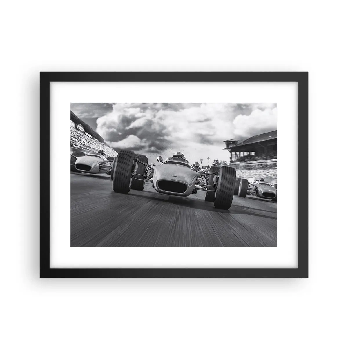 Affiche dans un cadre noir - Poster - Puissance! - 40x30 cm