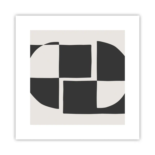 Affiche - Poster - Antithèse - Synthèse - 30x30 cm