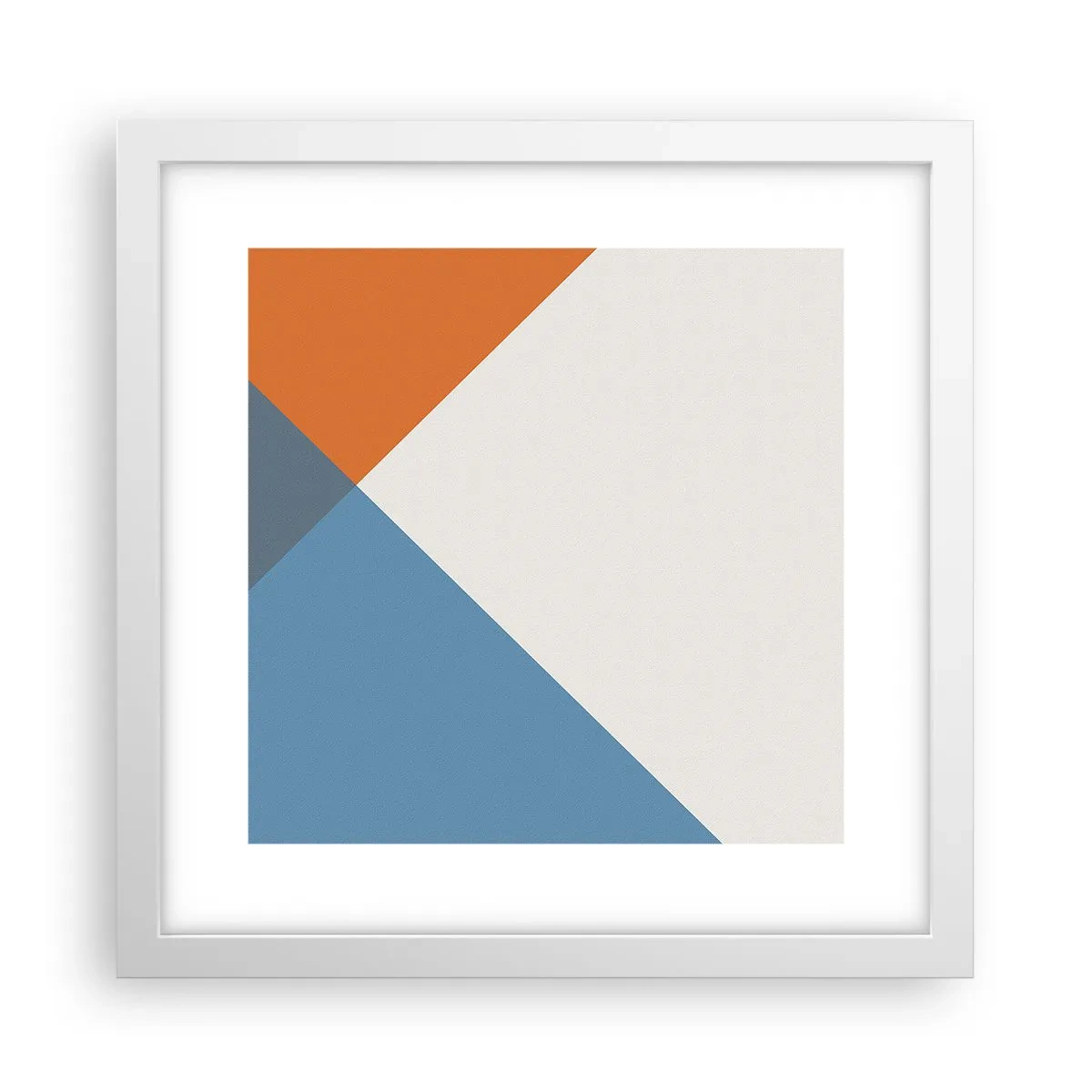 Affiche dans un cadre blanc - Poster - Sous cette angle.... - 30x30 cm