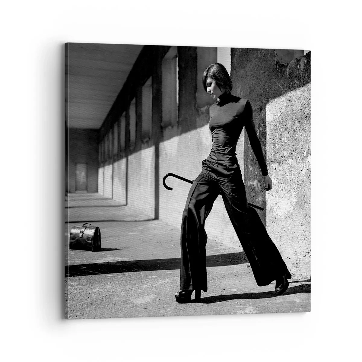 Impression sur toile - Image sur toile - Élégance urbaine - 70x70 cm