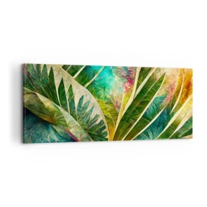 Impression sur toile - Image sur toile - Les couleurs des tropiques - 100x40 cm