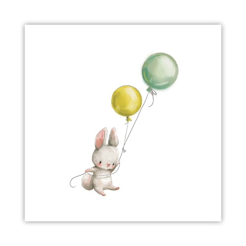 Affiche - Poster - Moi aussi je vole! - 40x40 cm