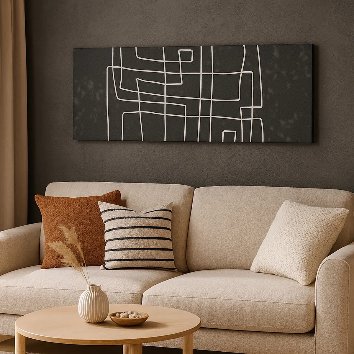 Impression sur toile - Image sur toile - Pas aussi simple - 30x30 cm