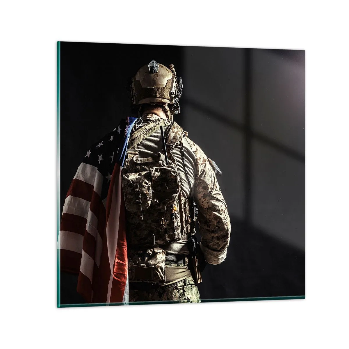 Impression sur verre - Image sur verre - C'est exactement pour ça - 50x50 cm