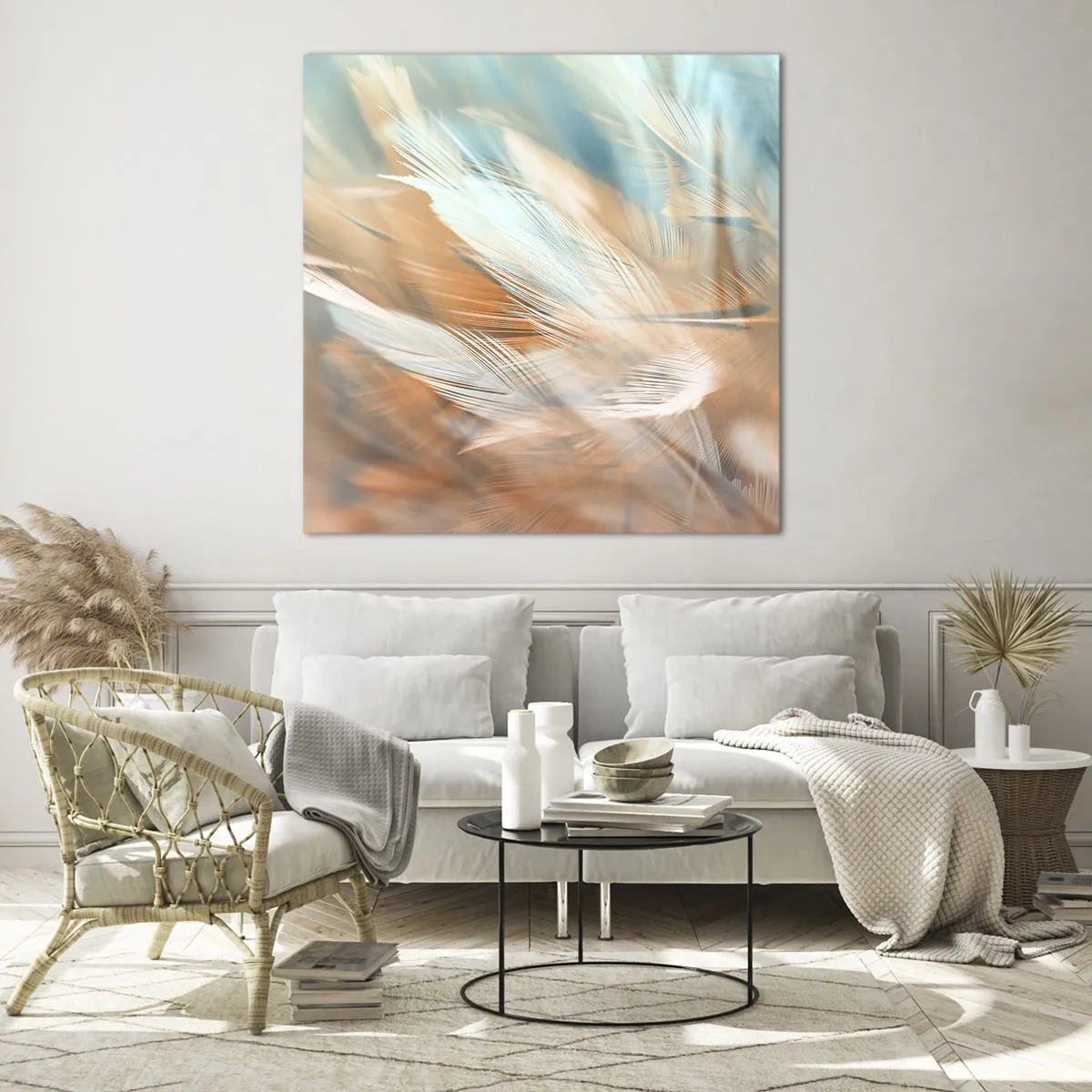 Impression sur verre - Image sur verre - Au pays de la douceur - 30x30 cm