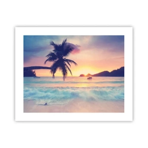 Affiche - Poster - Une soirée à la baie - 50x40 cm