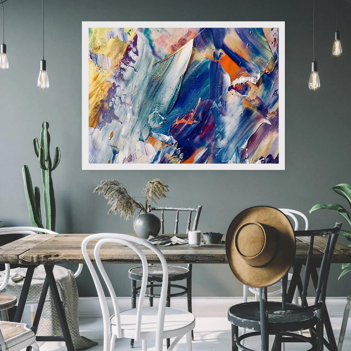 Affiche - Poster - Confusion des couleurs - 91x61 cm