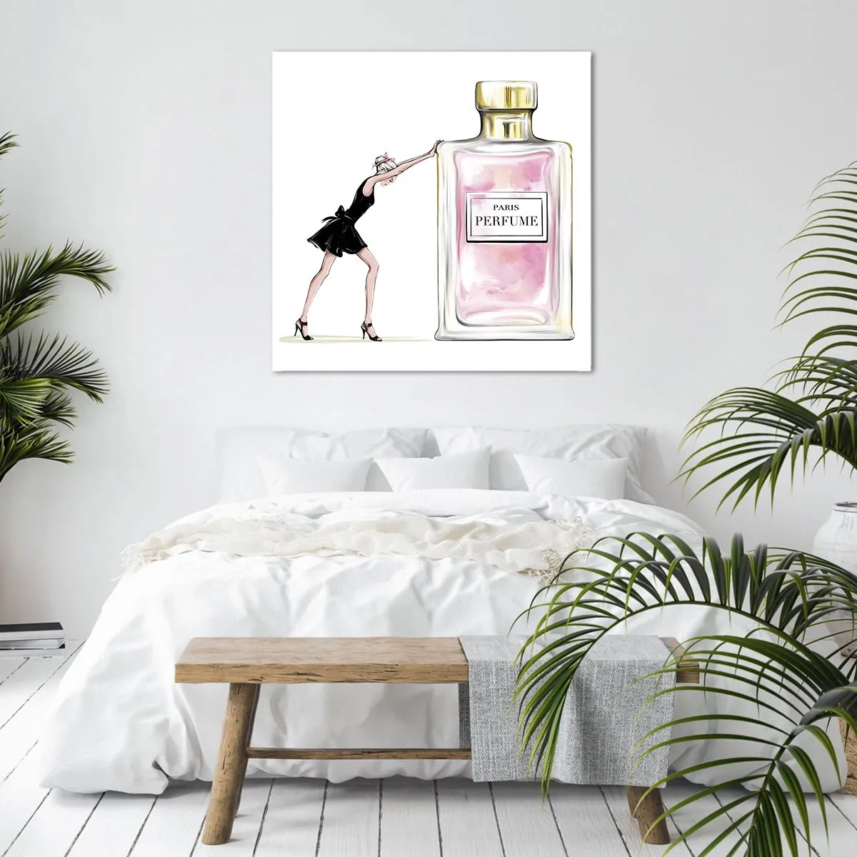 Impression sur toile - Image sur toile - L'essence des femmes - 40x40 cm