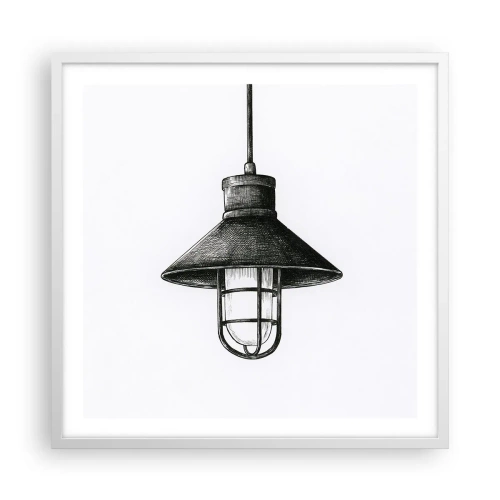 Affiche dans un cadre blanc - Poster - Comme il y a des années… - 60x60 cm