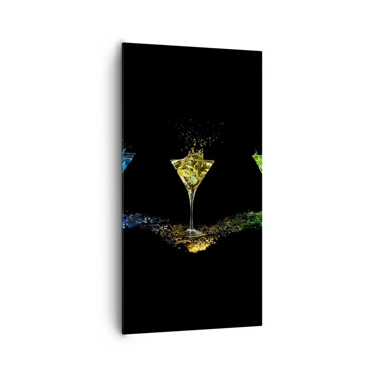 Impression sur toile - Image sur toile - Couleurs de joie en verre de cristal - 65x120 cm