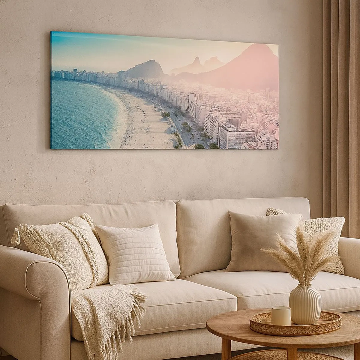 Impression sur toile - Image sur toile - Vacances éternelles à Rio - 100x40 cm