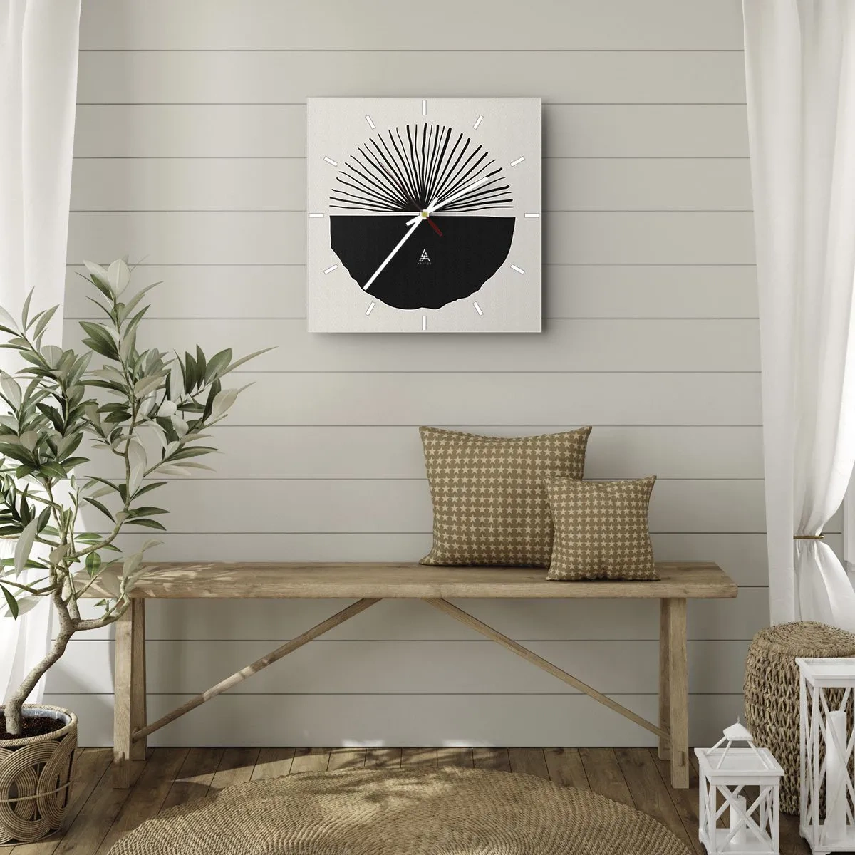 Horloge murale - Pendule murale - Une gamme de possibilités - 40x40 cm