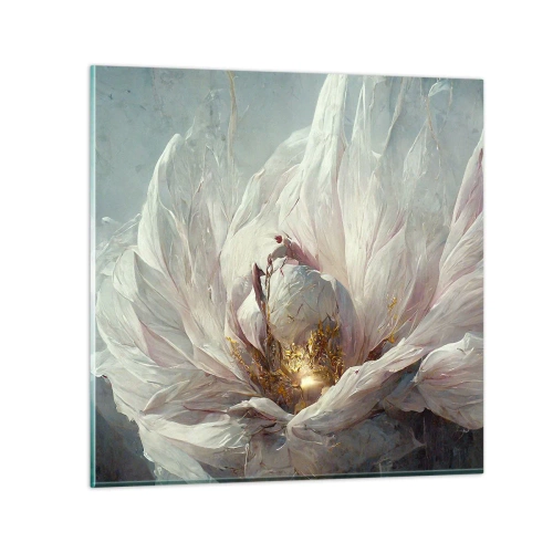 Impression sur verre - Image sur verre - Il fleurit une fois tous les cent ans - 30x30 cm