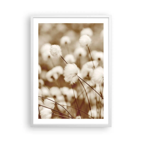 Affiche dans un cadre blanc - Poster - Tige moelleuse - 50x70 cm