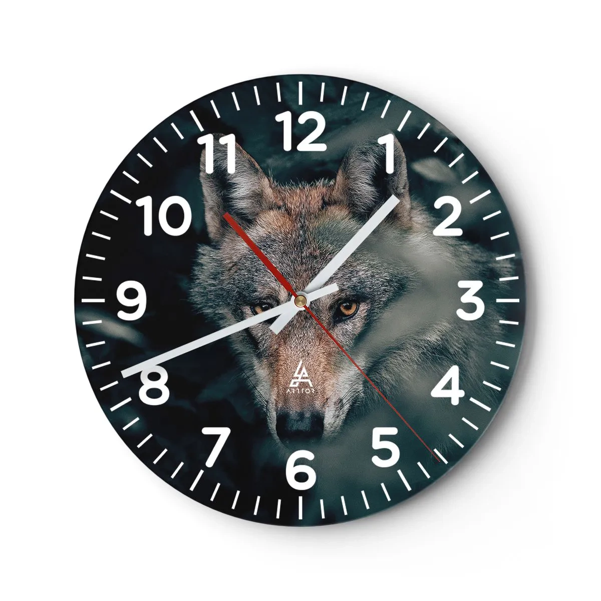 Horloge murale - Pendule murale - Chasseur - 30x30 cm