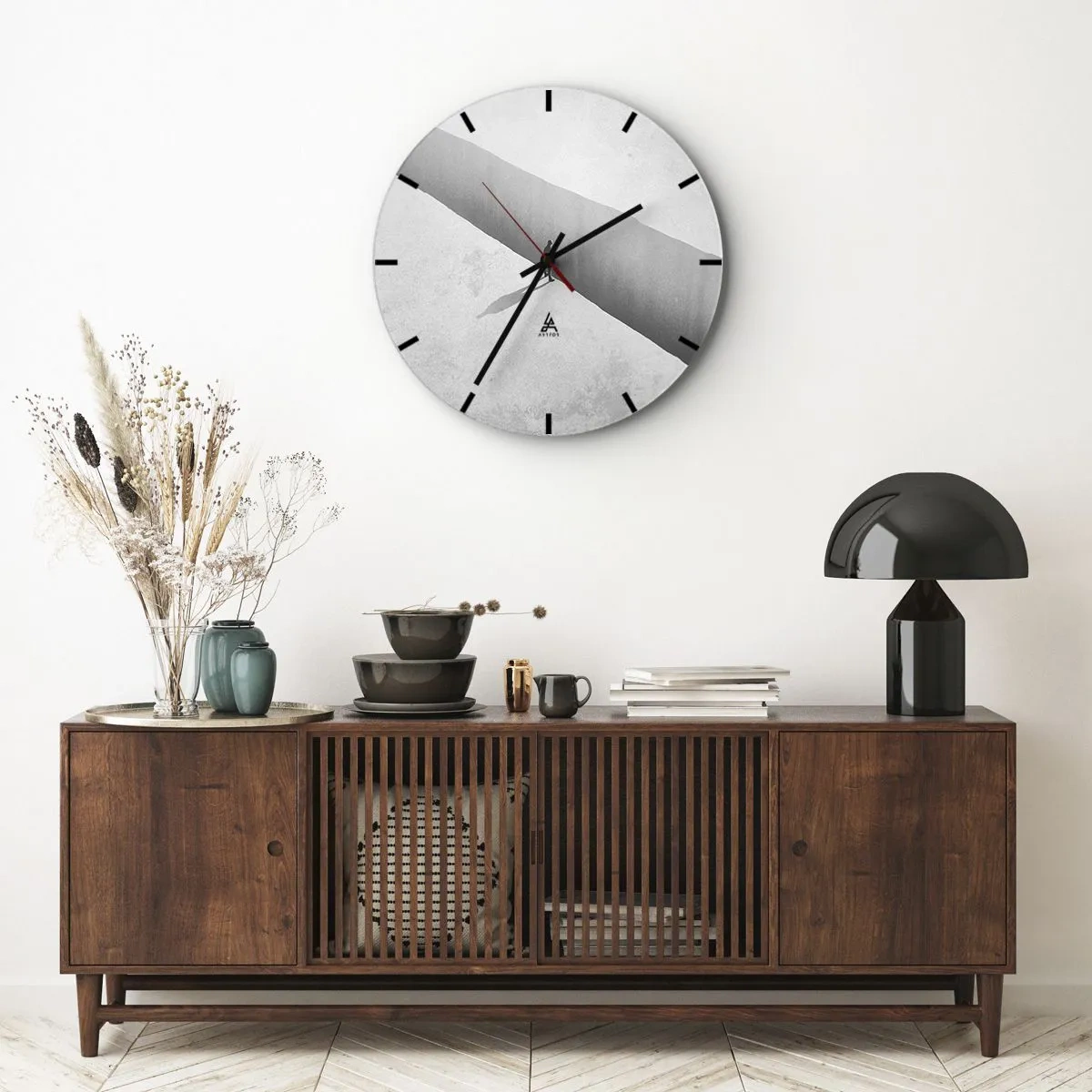 Horloge murale - Pendule murale - Un objectif clair - 40x40 cm