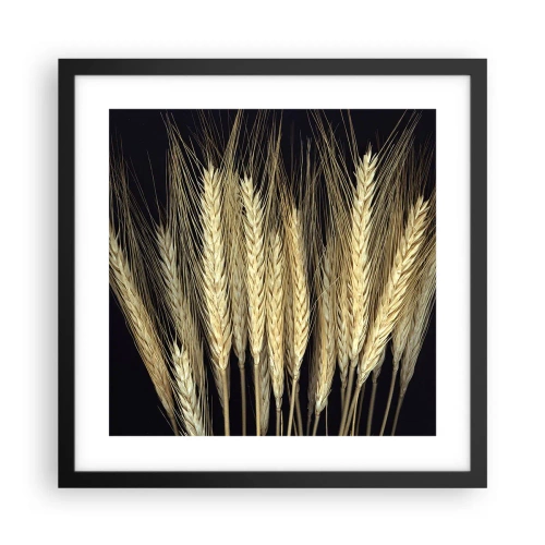 Affiche dans un cadre noir - Poster - Magie rustique - 40x40 cm