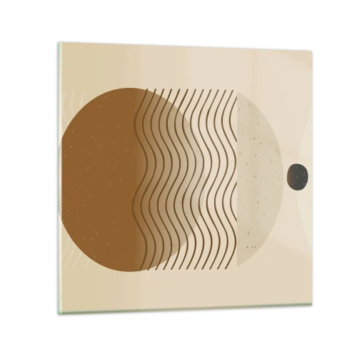 Impression sur verre - Image sur verre - Sur l'origine des figures géométriques - 30x30 cm