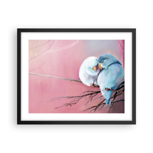 Affiche dans un cadre noir - Poster - Que dire de plus?... - 50x40 cm