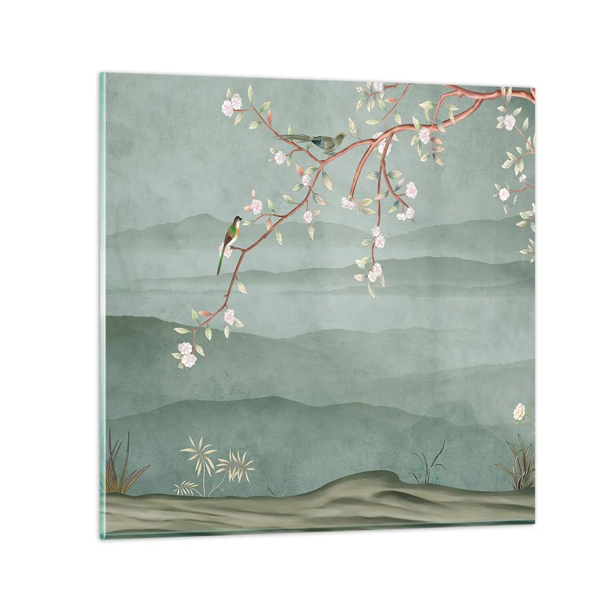 Impression sur verre - Image sur verre - Printemps oh c'est toi - 40x40 cm