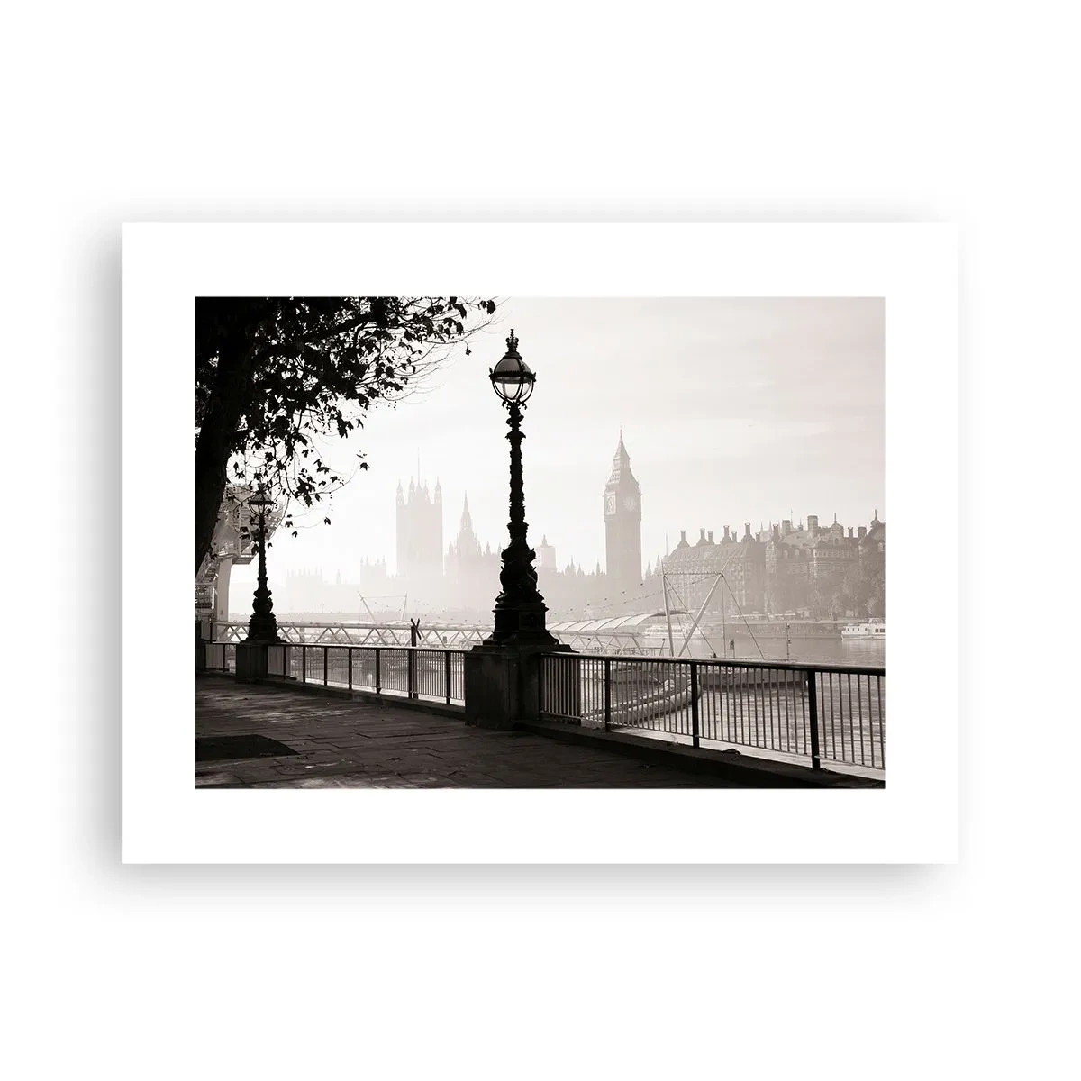 Affiche - Poster - Un matin londonien - 40x30 cm