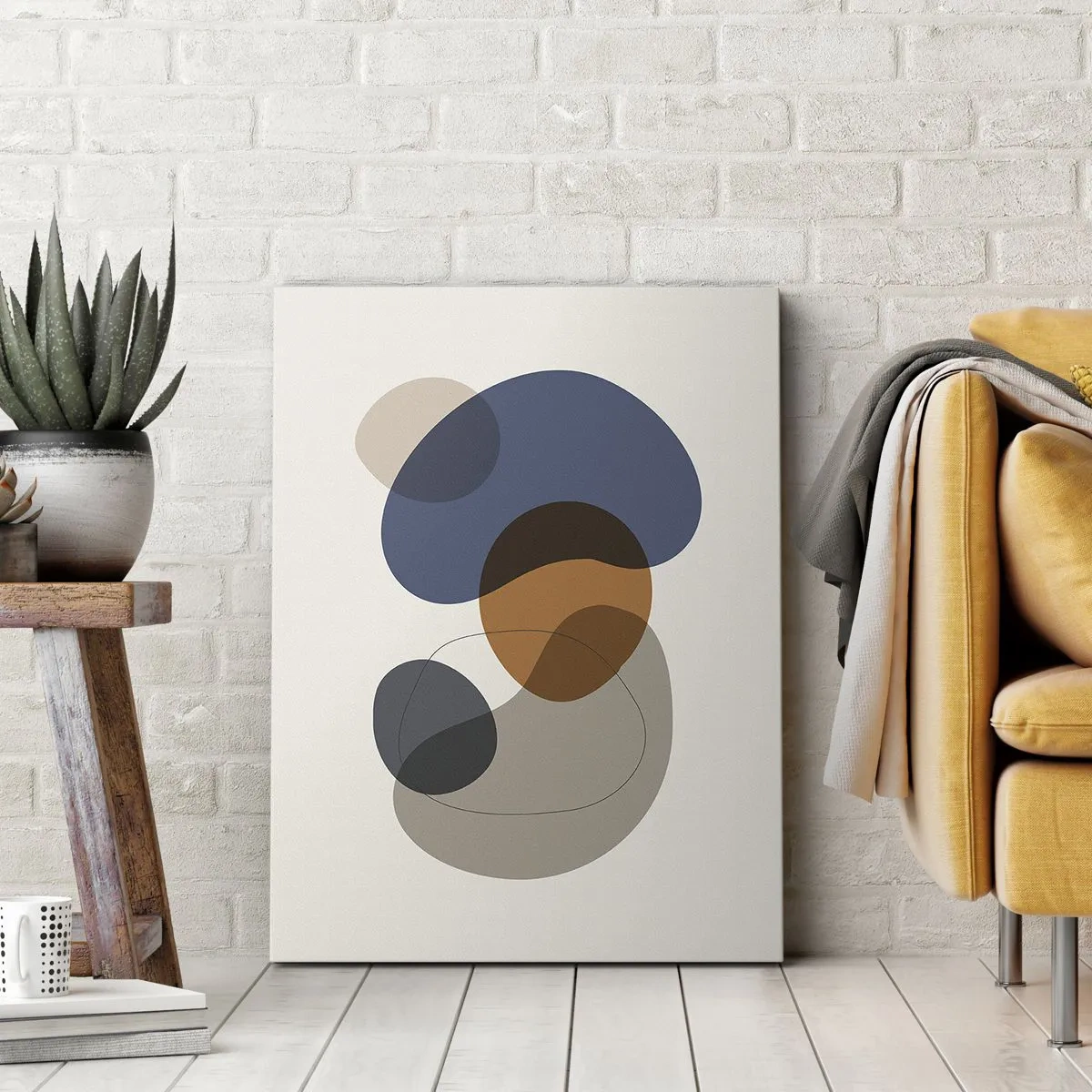 Impression sur toile - Image sur toile - Gouttes de couleur - 45x80 cm