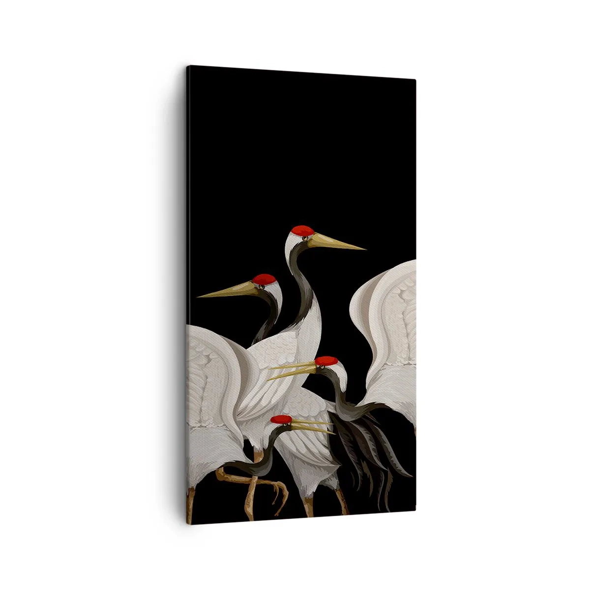 Impression sur toile - Image sur toile - Histoire d'oiseaux - 45x80 cm