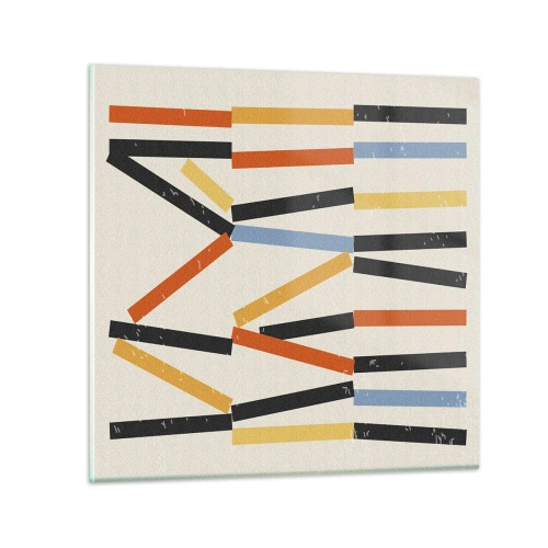 Impression sur verre - Image sur verre - Composition de niveaux - 30x30 cm