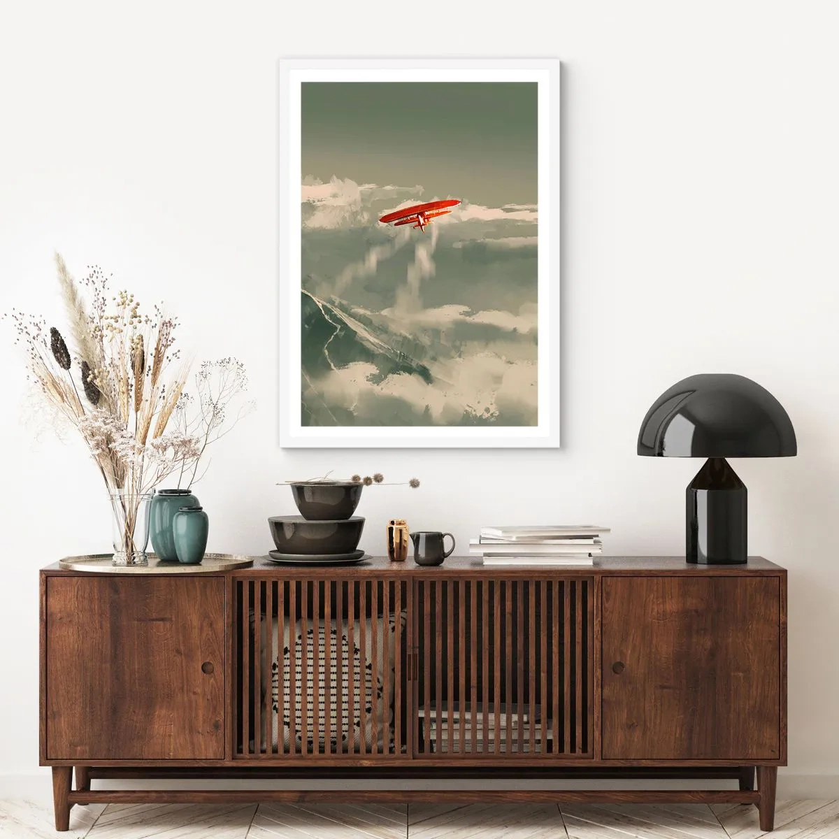 Affiche dans un cadre blanc - Poster - Pionnier intrépide - 30x40 cm