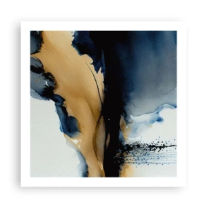 Affiche - Poster - Derrière le rideau - 60x60 cm