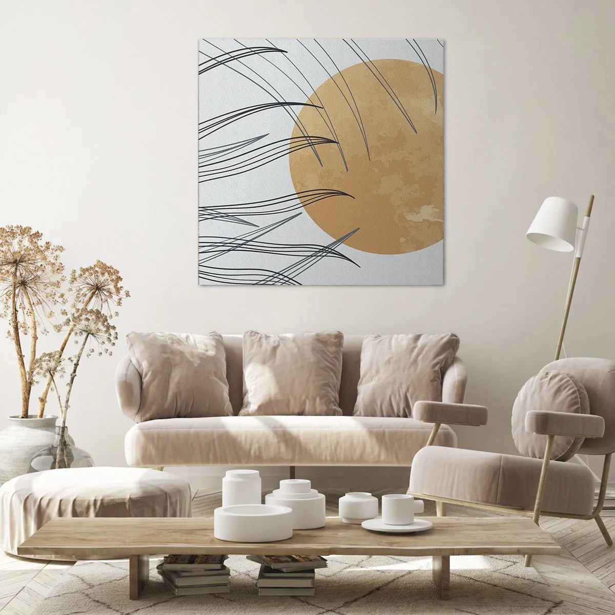 Impression sur toile - Image sur toile - Toujours vers le soleil - 70x70 cm