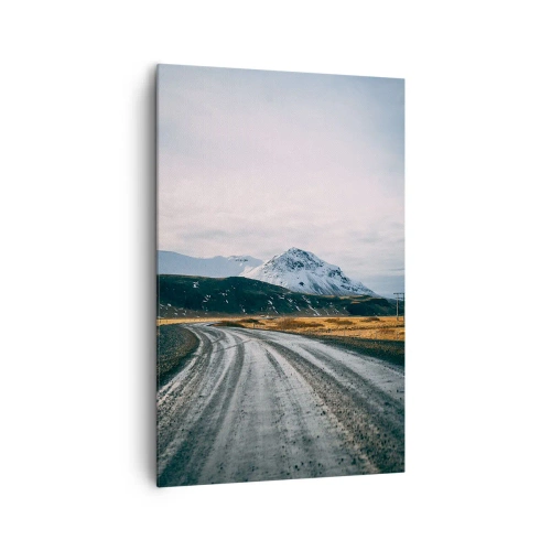 Impression sur toile - Image sur toile - Dans un climat islandais - 80x120 cm