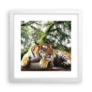 Affiche dans un cadre blanc - Poster - Cordialement - 30x30 cm