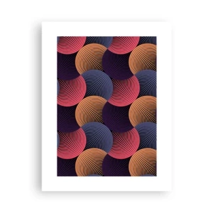 Affiche - Poster - Dans un rythme circulaire - 30x40 cm
