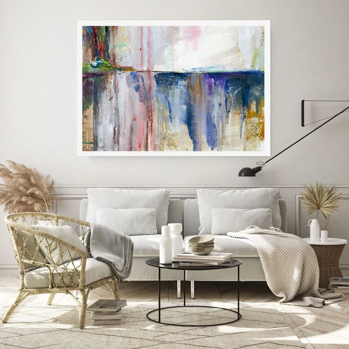 Affiche - Poster - Impressions et associations colorées - 40x30 cm