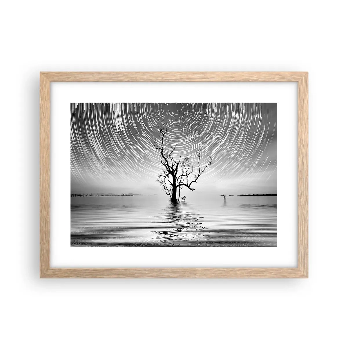 Affiche dans un chêne clair - Poster - La symphonie de la nature - 40x30 cm