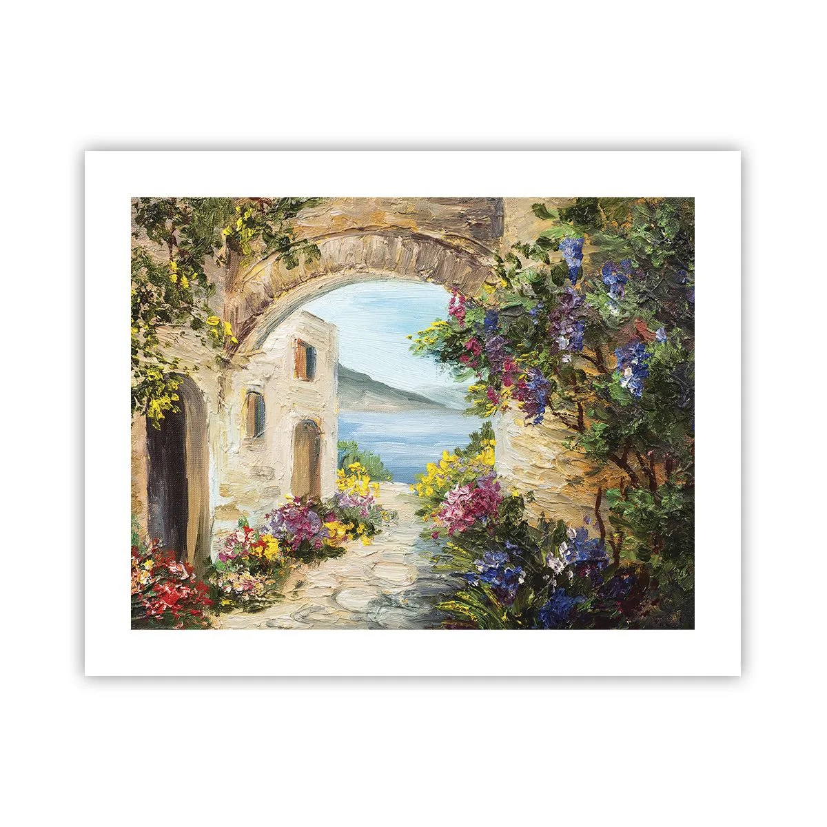 Affiche - Poster - Le charme d'une province côtière - 50x40 cm