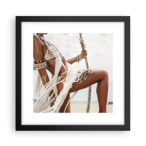 Affiche dans un cadre noir - Poster - Prêtresse du soleil - 30x30 cm