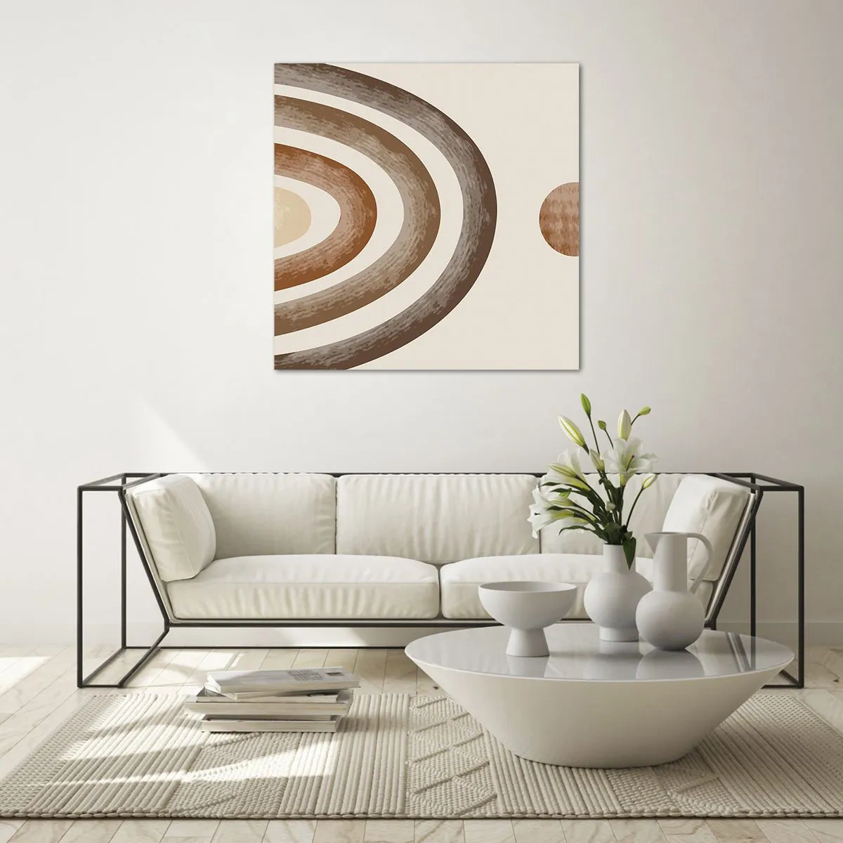 Impression sur verre - Image sur verre - Dans une galaxie lointaine - 50x50 cm