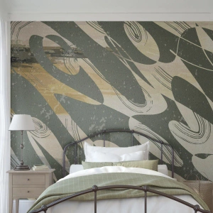 Papier Peint Photo Standard Eco - Abstraction rythmique - Abstraction, Moderne, Vieilli - 400x280 cm