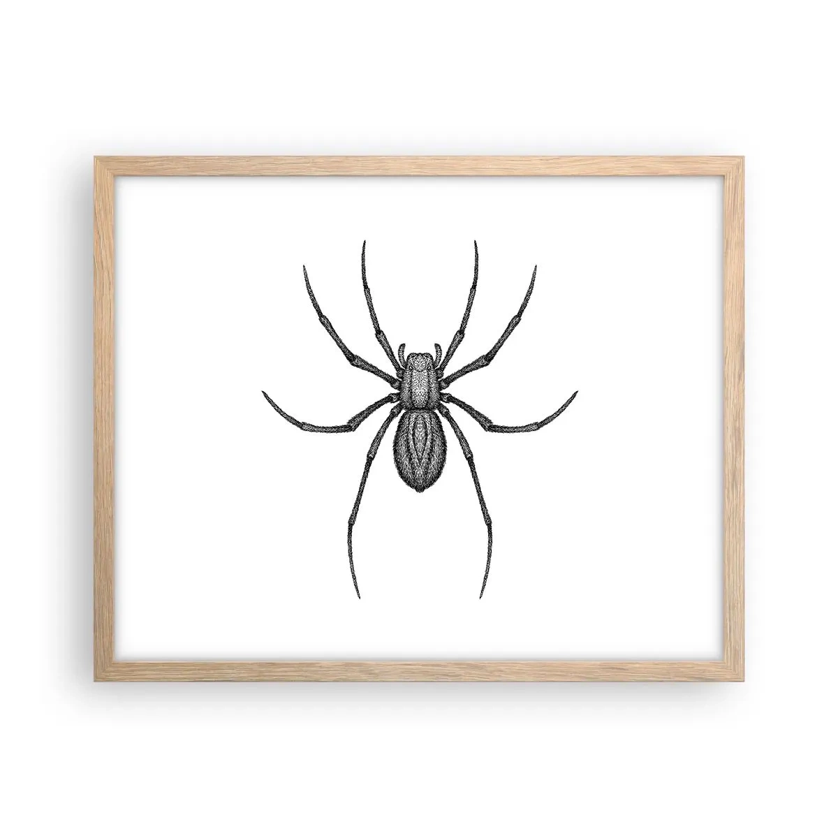 Affiche dans un chêne clair - Poster - Une précision troublante - 50x40 cm