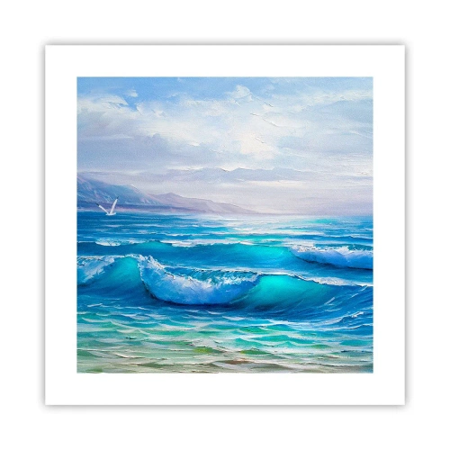 Affiche - Poster - Il apporte un soulagement - 40x40 cm